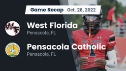 Recap: West Florida  vs. Pensacola Catholic  2022
