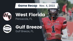 Recap: West Florida  vs. Gulf Breeze  2022