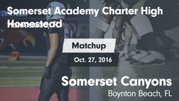 Matchup: Somerset Academy vs. Somerset Canyons 2016