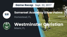 Recap: Somerset Academy Silver Palms vs. Westminster Christian  2017