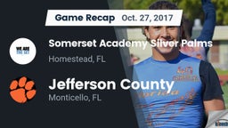 Recap: Somerset Academy Silver Palms vs. Jefferson County  2017