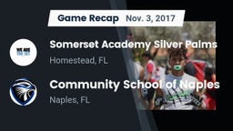 Recap: Somerset Academy Silver Palms vs. Community School of Naples 2017