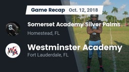 Recap: Somerset Academy Silver Palms vs. Westminster Academy 2018
