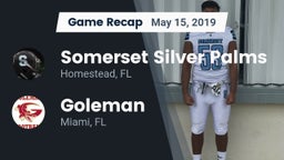 Recap: Somerset Silver Palms vs. Goleman  2019