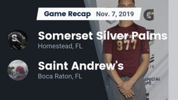 Recap: Somerset Silver Palms vs. Saint Andrew's  2019