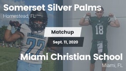Matchup: Somerset Academy vs. Miami Christian School 2020
