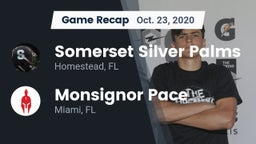 Recap: Somerset Silver Palms vs. Monsignor Pace  2020