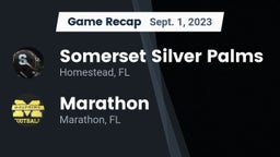 Recap: Somerset Silver Palms vs. Marathon  2023