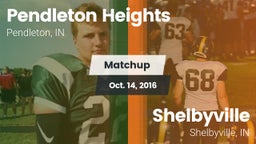 Matchup: Pendleton Heights vs. Shelbyville  2016
