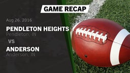 Recap: Pendleton Heights  vs. Anderson  2016