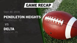 Recap: Pendleton Heights  vs. Delta  2016