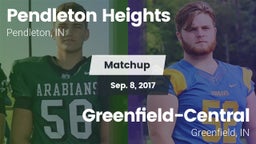 Matchup: Pendleton Heights vs. Greenfield-Central  2017