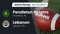 Recap: Pendleton Heights  vs. Lebanon  2017