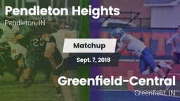 Matchup: Pendleton Heights vs. Greenfield-Central  2018