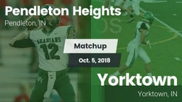 Matchup: Pendleton Heights vs. Yorktown  2018
