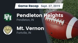 Recap: Pendleton Heights  vs. Mt. Vernon  2019