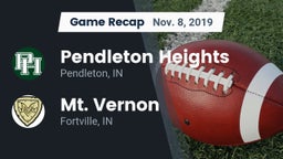 Recap: Pendleton Heights  vs. Mt. Vernon  2019