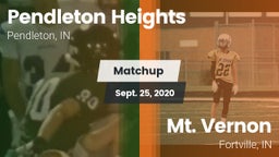 Matchup: Pendleton Heights vs. Mt. Vernon  2020