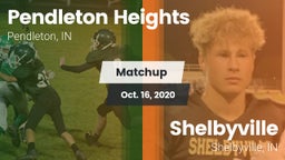 Matchup: Pendleton Heights vs. Shelbyville  2020