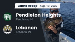 Recap: Pendleton Heights  vs. Lebanon  2022