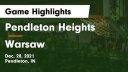 Pendleton Heights  vs Warsaw  Game Highlights - Dec. 28, 2021