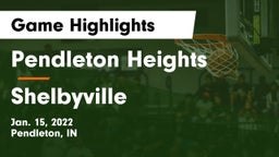 Pendleton Heights  vs Shelbyville Game Highlights - Jan. 15, 2022