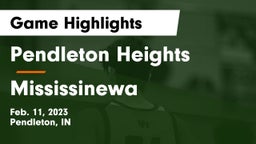 Pendleton Heights  vs Mississinewa  Game Highlights - Feb. 11, 2023