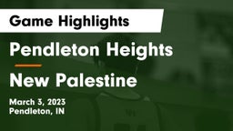 Pendleton Heights  vs New Palestine Game Highlights - March 3, 2023