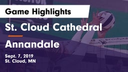 St. Cloud Cathedral  vs Annandale  Game Highlights - Sept. 7, 2019