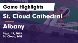 St. Cloud Cathedral  vs Albany  Game Highlights - Sept. 19, 2019