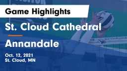St. Cloud Cathedral  vs Annandale  Game Highlights - Oct. 12, 2021
