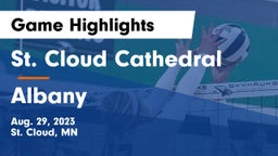 St. Cloud Cathedral  vs Albany  Game Highlights - Aug. 29, 2023