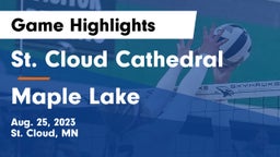 St. Cloud Cathedral  vs Maple Lake  Game Highlights - Aug. 25, 2023