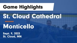 St. Cloud Cathedral  vs Monticello  Game Highlights - Sept. 9, 2023