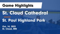 St. Cloud Cathedral  vs St. Paul Highland Park Game Highlights - Oct. 14, 2023