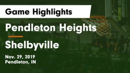 Pendleton Heights  vs Shelbyville  Game Highlights - Nov. 29, 2019
