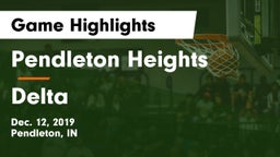 Pendleton Heights  vs Delta  Game Highlights - Dec. 12, 2019