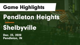 Pendleton Heights  vs Shelbyville  Game Highlights - Dec. 23, 2020