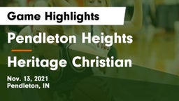 Pendleton Heights  vs Heritage Christian  Game Highlights - Nov. 13, 2021