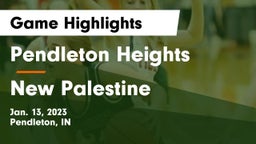 Pendleton Heights  vs New Palestine  Game Highlights - Jan. 13, 2023