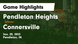 Pendleton Heights  vs Connersville  Game Highlights - Jan. 20, 2023