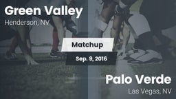 Matchup: Green Valley High vs. Palo Verde  2016