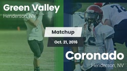 Matchup: Green Valley High vs. Coronado  2016