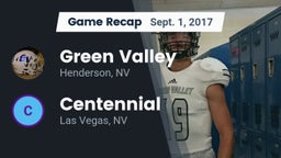 Recap: Green Valley  vs. Centennial  2017