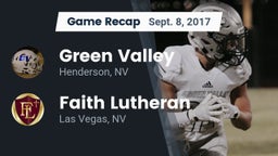 Recap: Green Valley  vs. Faith Lutheran  2017