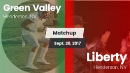 Matchup: Green Valley High vs. Liberty  2017