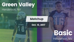 Matchup: Green Valley High vs. Basic  2017