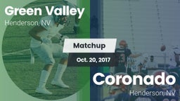 Matchup: Green Valley High vs. Coronado  2017