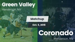 Matchup: Green Valley High vs. Coronado  2018