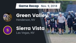 Recap: Green Valley  vs. Sierra Vista  2018
